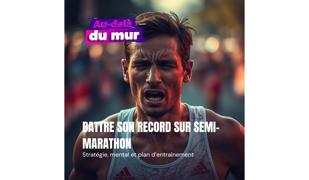 Semi-marathon Coureur concentré lors d'une course